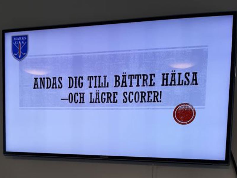 Klubben satsar på friskvård!