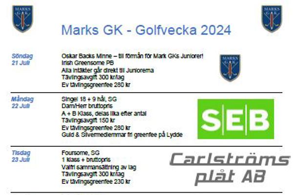 Golfvecka v 30