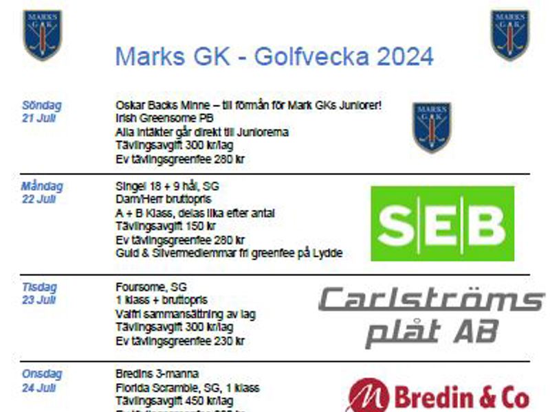 Golfvecka v 30