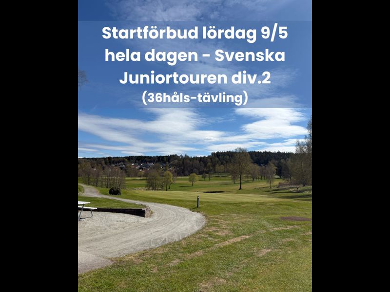 Startförbud 9/5 på Kinnaborg