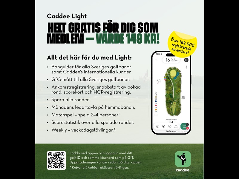 Caddee Light helt gratis!