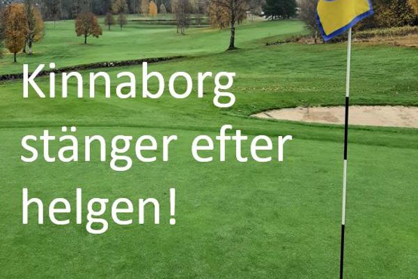 Kinnaborg stänger för säsongen!