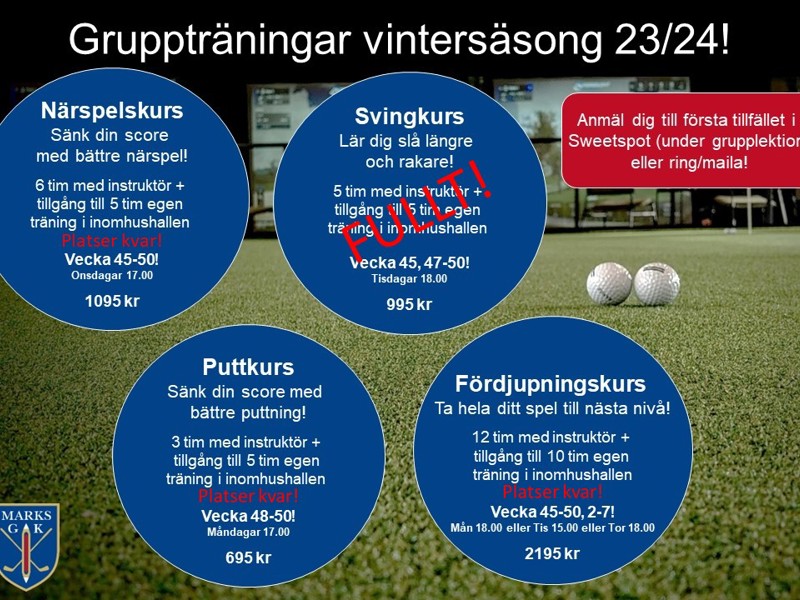 Det finns platser kvar!