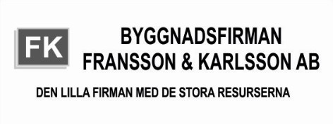 Byggnadsfirman Fransson och Karlsson AB