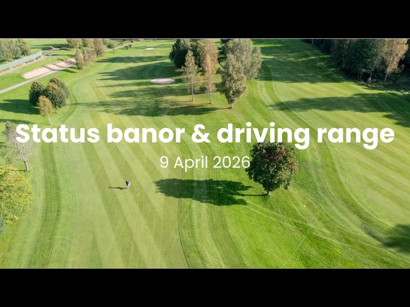 Status banor och driving range