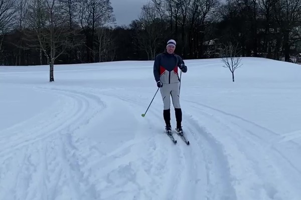 Längdspår på Kinnaborg!