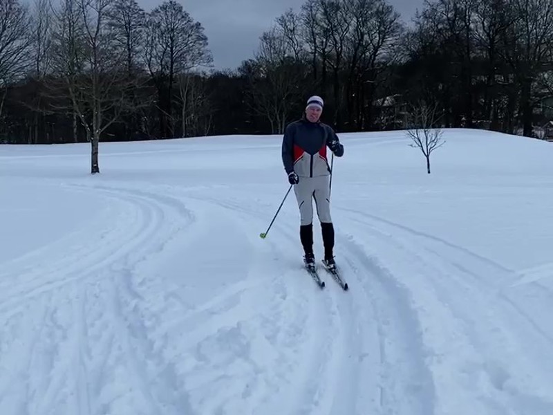 Längdspår på Kinnaborg!